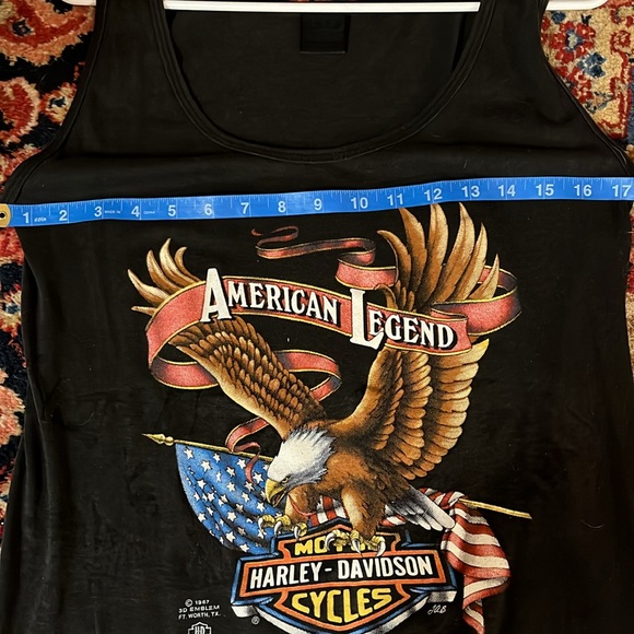 Harley Davidson vintage men’s tank top. Size medium - Picture 9 of 11